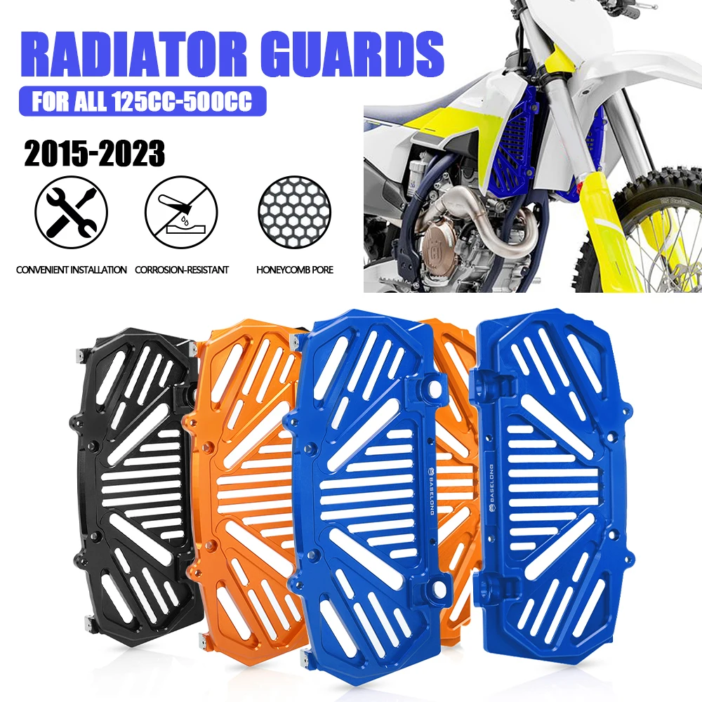 Motocross Radiator Guards FOR GASGAS EC 300 2021 2022 2022 2023 EC250 2022-2023 Grille Cover CNC Aluminum Grill Protection Parts