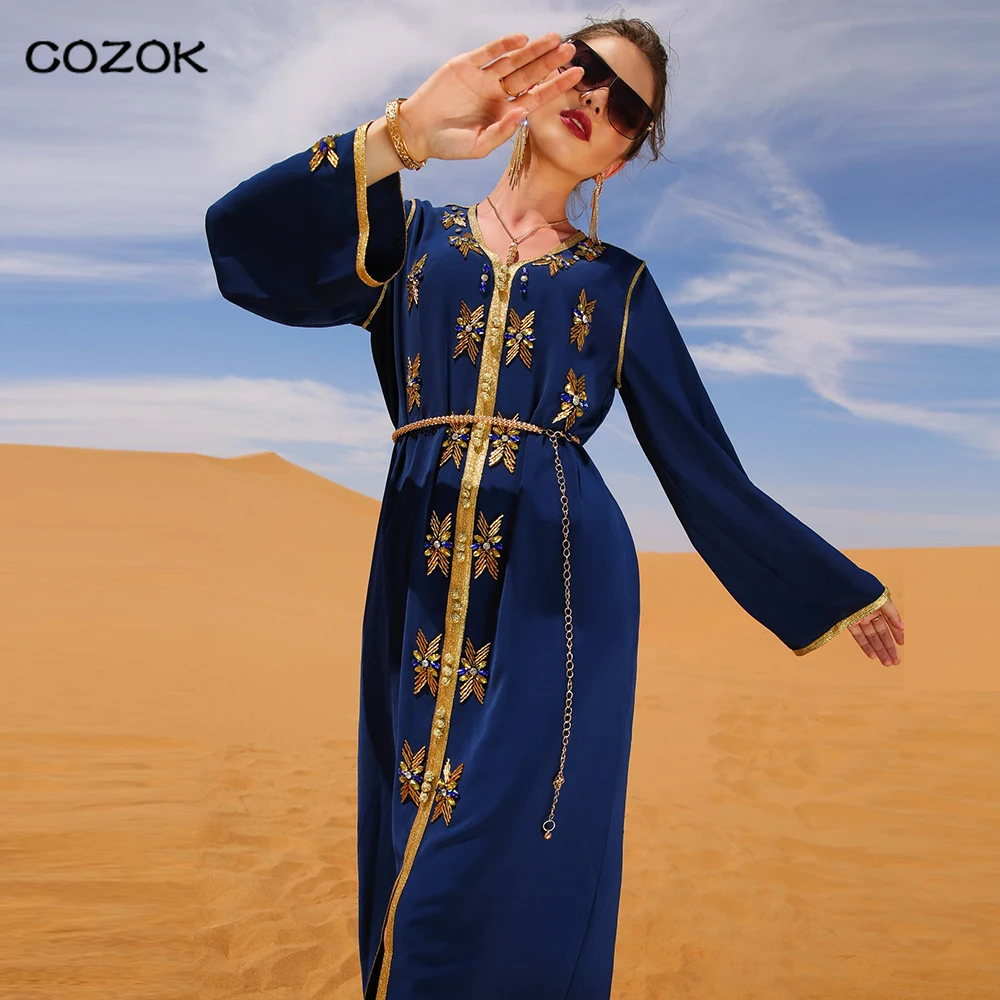 

Ramadan Kaftan Abaya Dubai Turkey Islam Pakistan Muslim Long Dress Abayas For Women Caftan Marocain Robe Longue Femme Musulmane