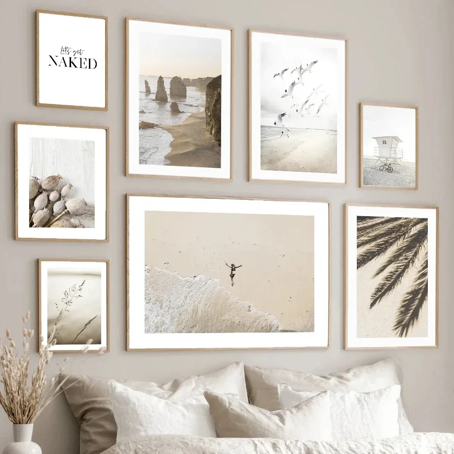 Настенная Картина на холсте Рок-Хилл-Бей растения пляж бикини девушка