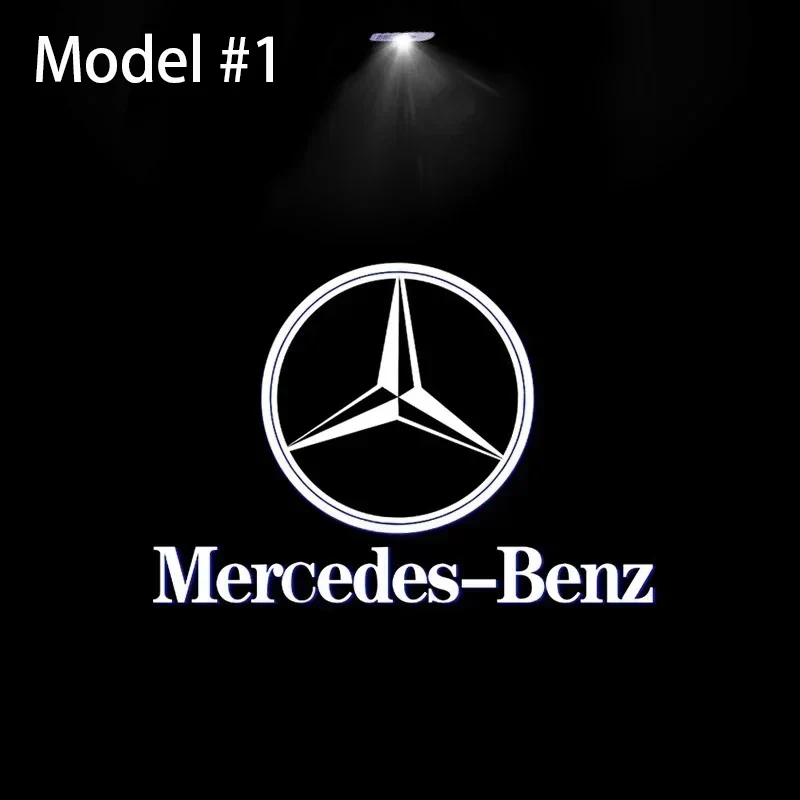 

2 шт. светодиодных логотипов Mercedes-Benz AMG для дверей (W205 C300 W108 W124 W126 W140 W168 W169 W203 W206) – аксессуары для приветственных огней