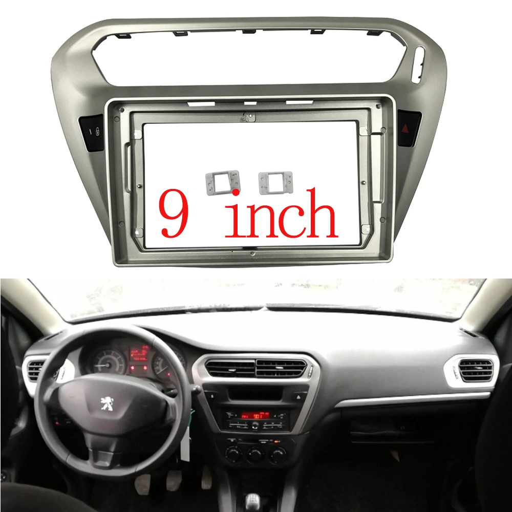 2 Din 9-дюймовый автомобильный радиоприемник для установки DVD GPS Mp5 Пластиковая