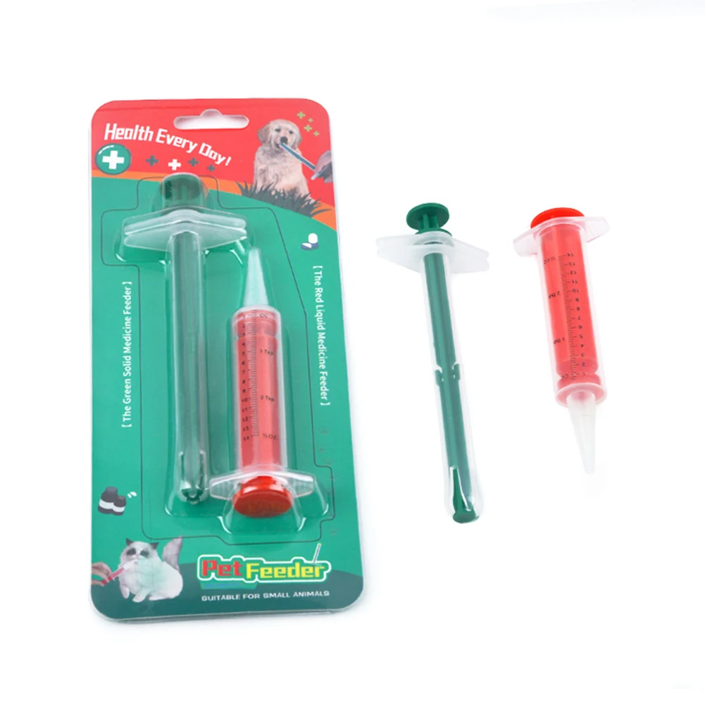 Pet Medical Pill Medicine Feeding Dispenser Piller Gun Shooter Syringe with Soft Tip Feed Tool for Cat Dog Animals Supplies | Дом и сад