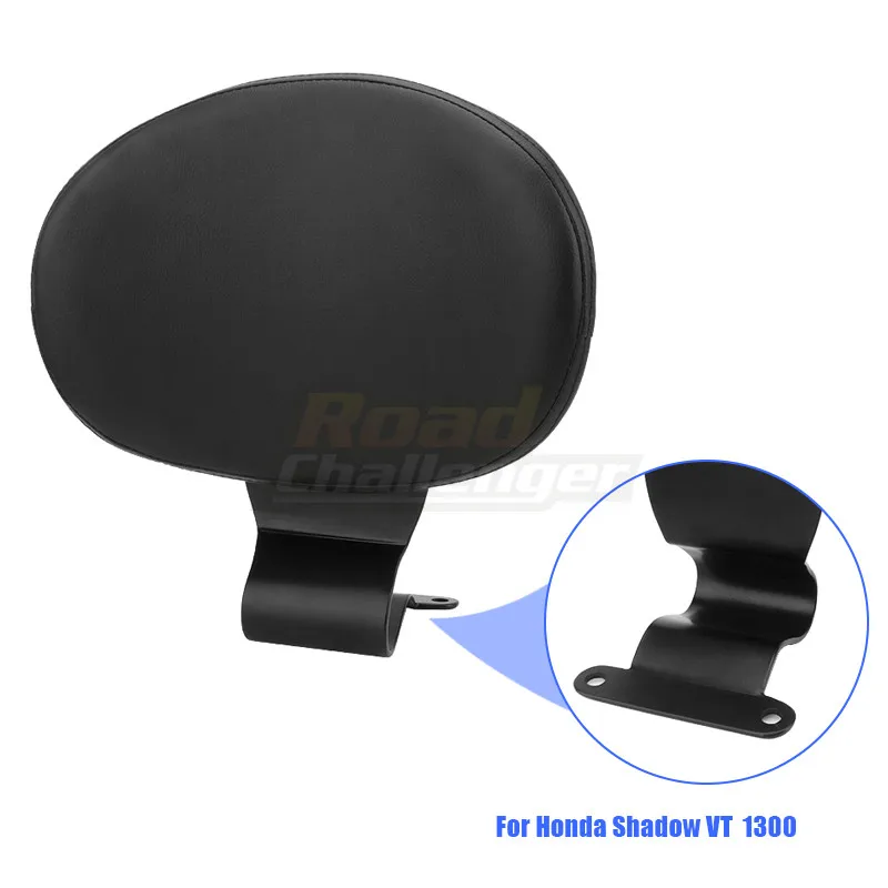 

New Fixed Motorcycle Black Plug-In Driver Backrest Pad For Honda VTX 1300 VTX1300 Moto Accessories
