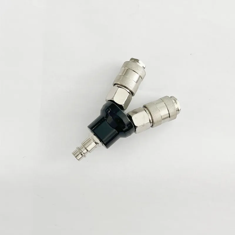 Быстроразъемный Соединитель с 2 выходами 1/4 дюйма распределитель воздуха