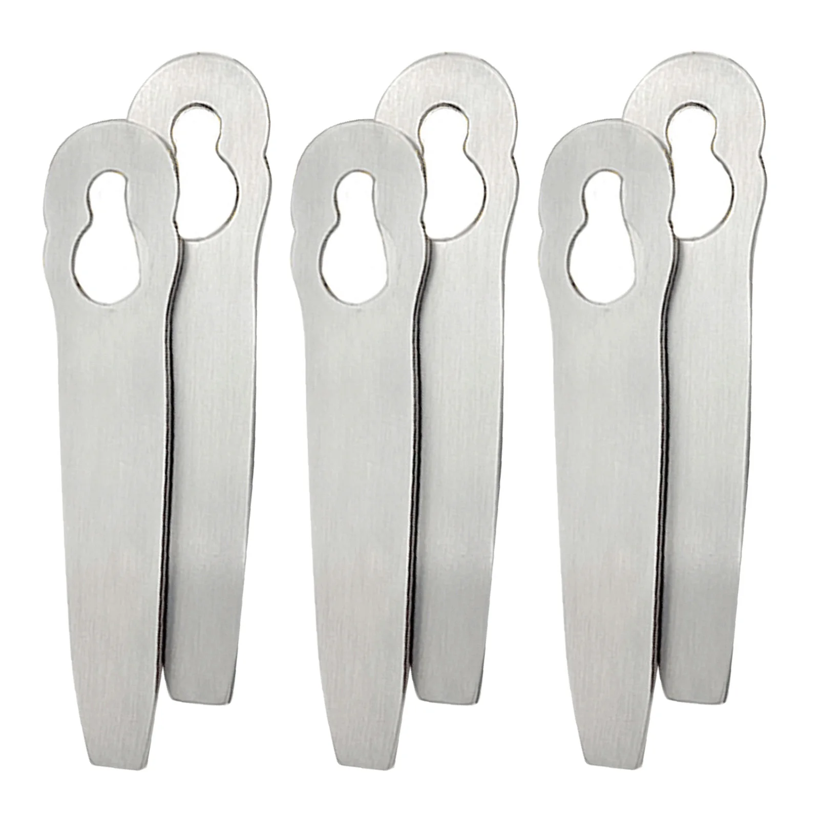 

6 Piece Metal Mower Blades Durable Metal Blade For Cordless Grass Trimmer Garden Weed Trimmer Blade Head Cutter Replacement Part