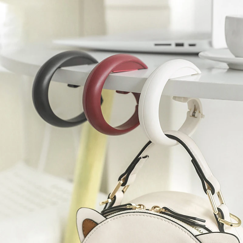 

Portable Hang Bag Hook Punch-free Table Edge Hook Household Closet Hooks
