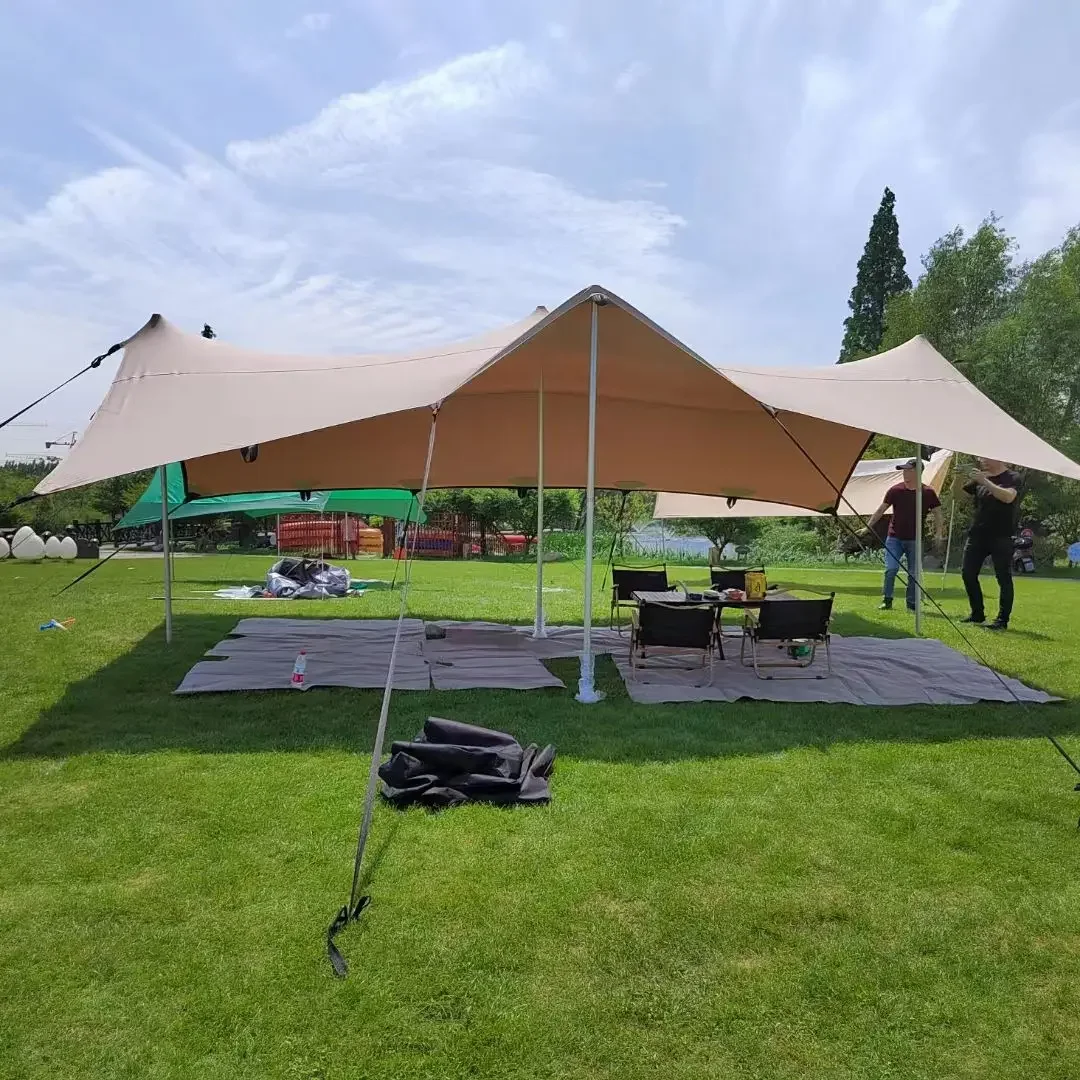 24 квадрата искусственная кожа + Водонепроницаемая 5000 навес пляжный гостиничный