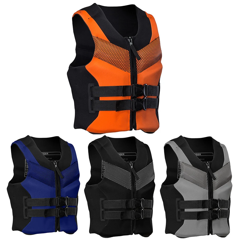 

Professional Adult Buoyancy Vest Water Sports Swimming Safety Life Jacket Surf Jet Ski Fishing Boating Neoprene Life Jacket 2022