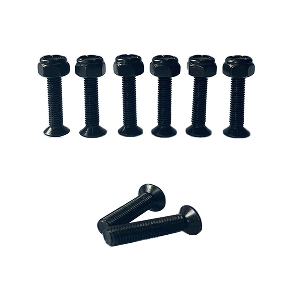 

Skate Board Bridge Nails Nut Set Replacing Rust-proof Iron Hardware Professional Repairing Outdoor Boarding Sports Screws