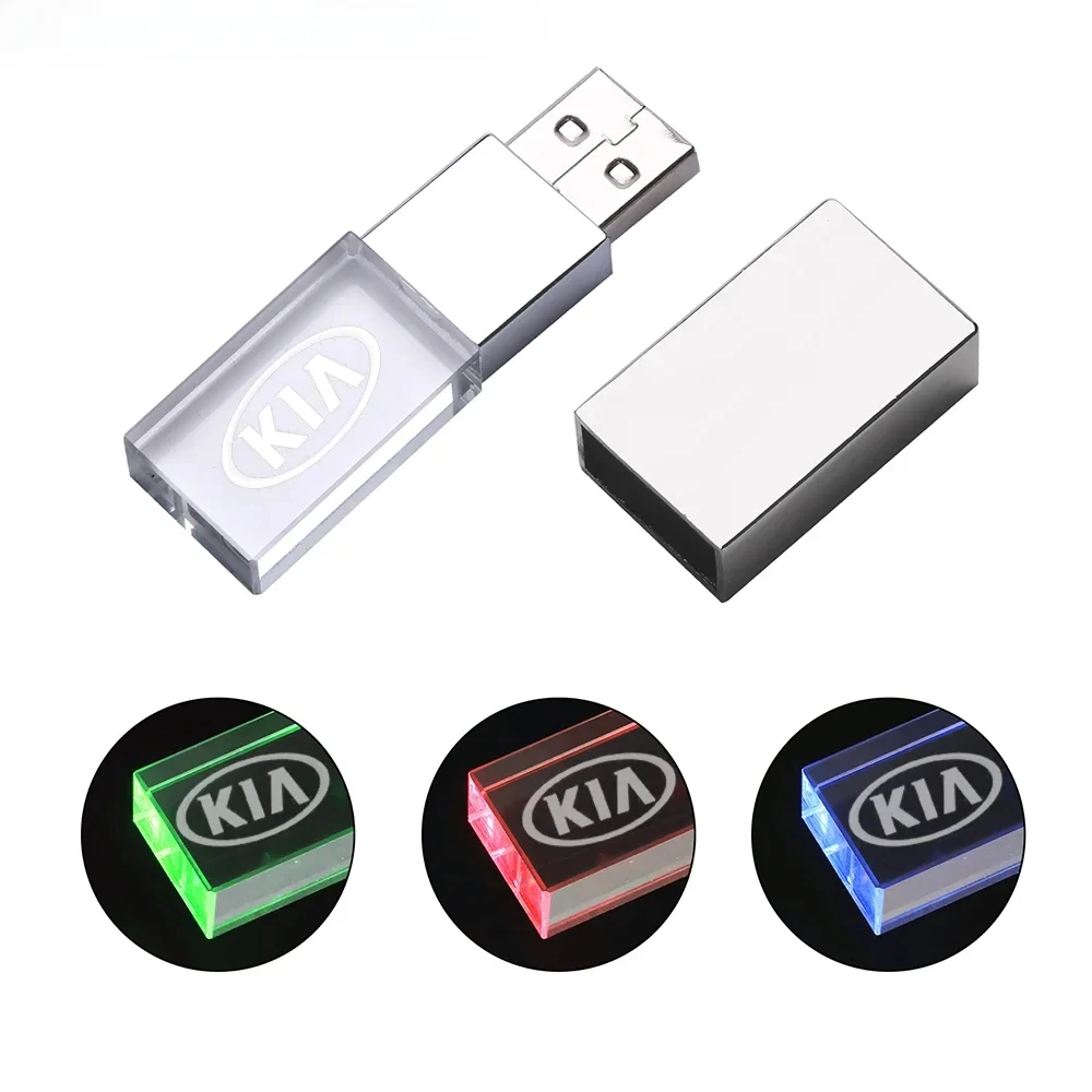 Креативная кристаллическая USB-флешка 128 ГБ с бесплатной гравировкой логотипа