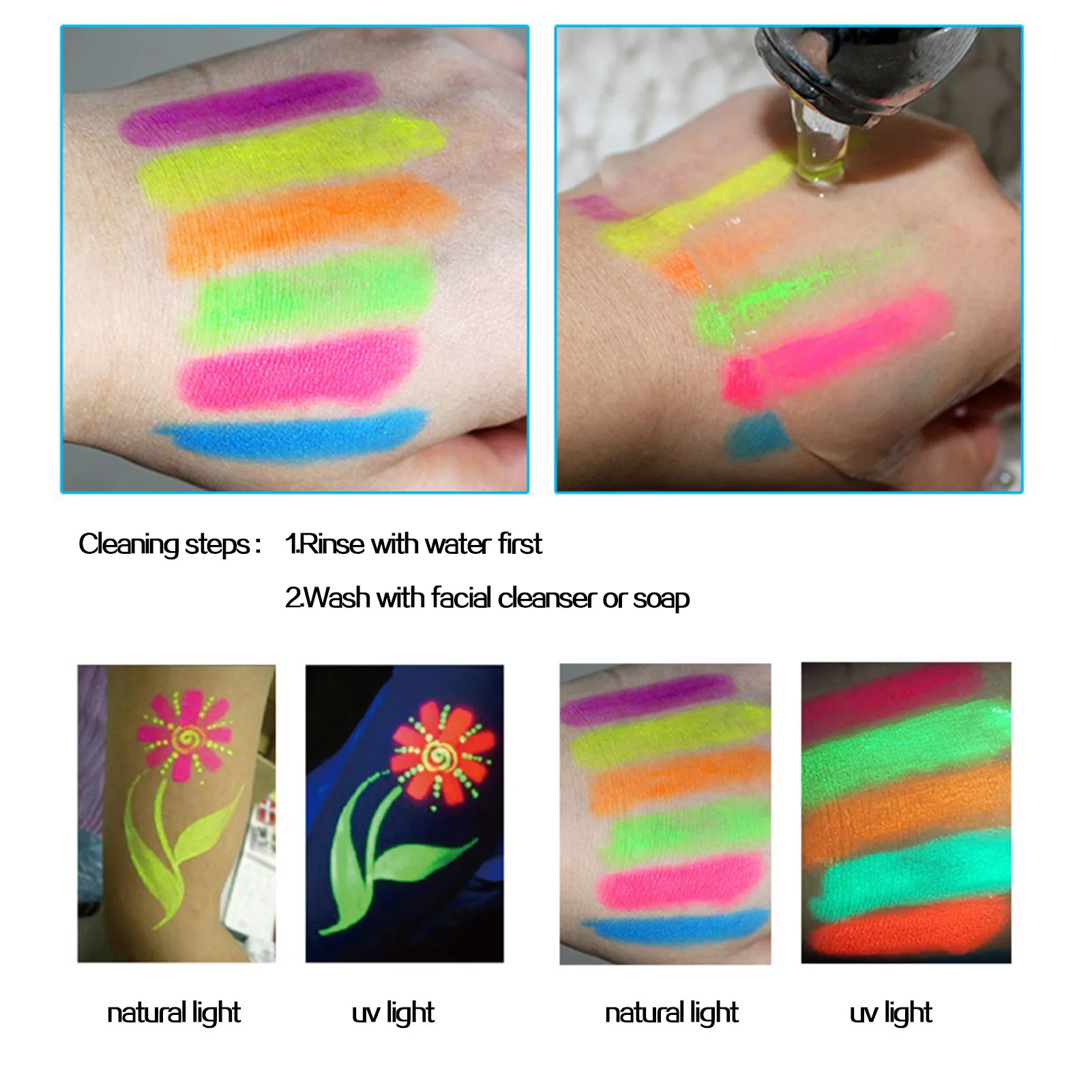 

Body Painted Crayons Set Non Toxic Safe Tattoo For Halloween Costume