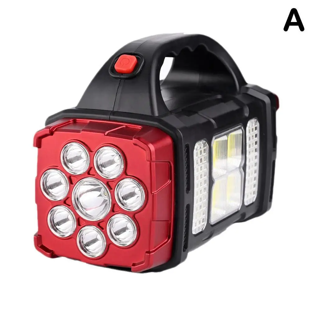 

Суперъяркий светодиодный фонарик с зарядкой по USB светильник онарь для кемпинга, Рабочий фонарь с COB матрицей, водонепроницаемый ручной фон...