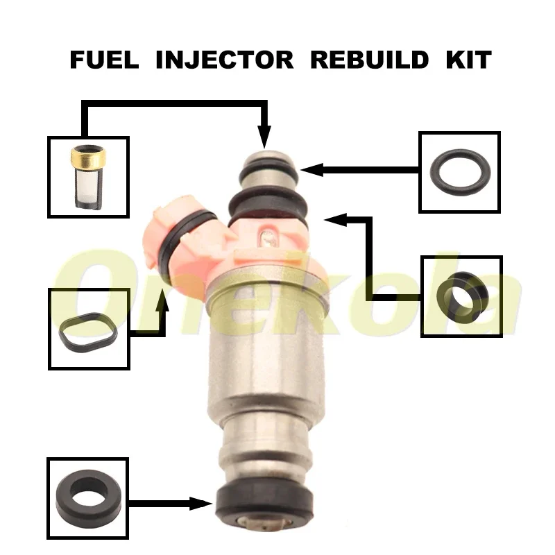 Комплект уплотнительных колец топливной форсунки уплотнительные фильтры для