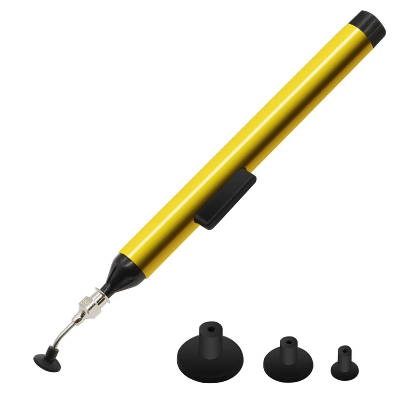

IC Vacuum Pen Pickup Tool Durable Vacuum Suction Pen with 3 Suction Tips Remover Sucker Pump for Precision DropShipping