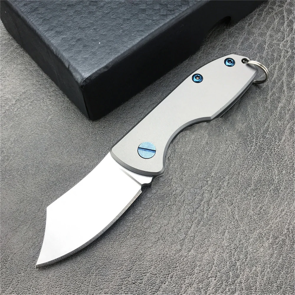 

Уличный складной карманный нож D2 стальной полностью стальной шарикоподшипник Flipper ножи для выживания кемпинга EDC инструмент ножи с зажимом в подарочной коробке
