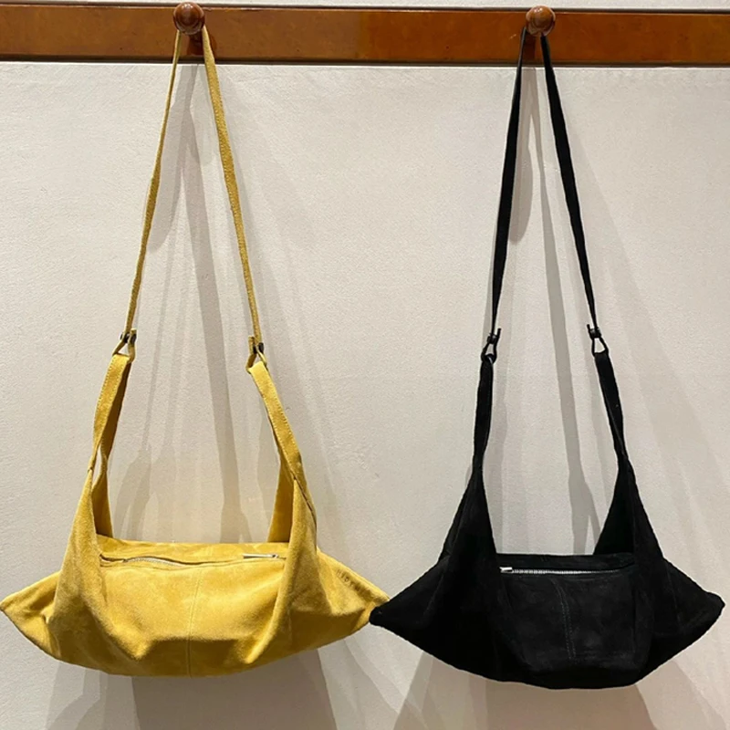 Сумки-бродяги из искусственной замши для женщин роскошные дизайнерские сумки и