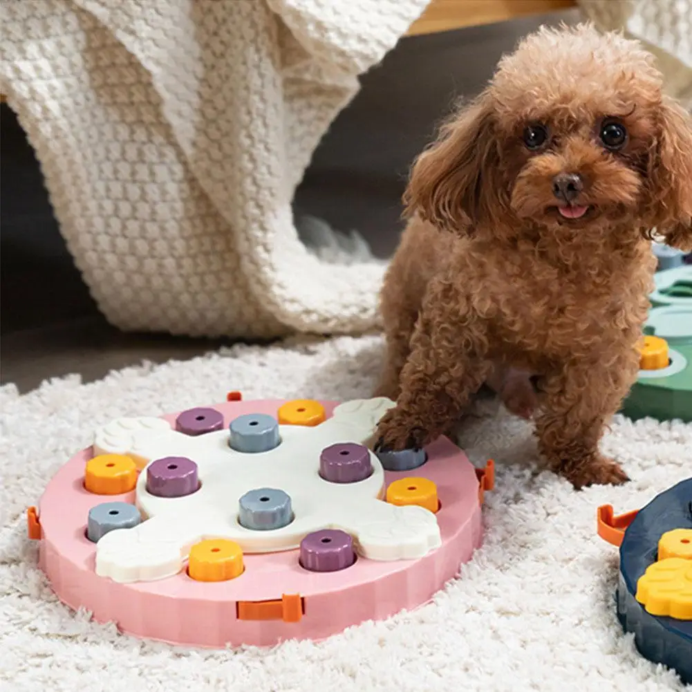 

Игрушки-головоломки для собак, медленная кормушка, Интерактивная головоломка для увеличения раннего обогащения, собака, умственная еда, Iq Toysfor, обучение, лечение ПУ B2j9