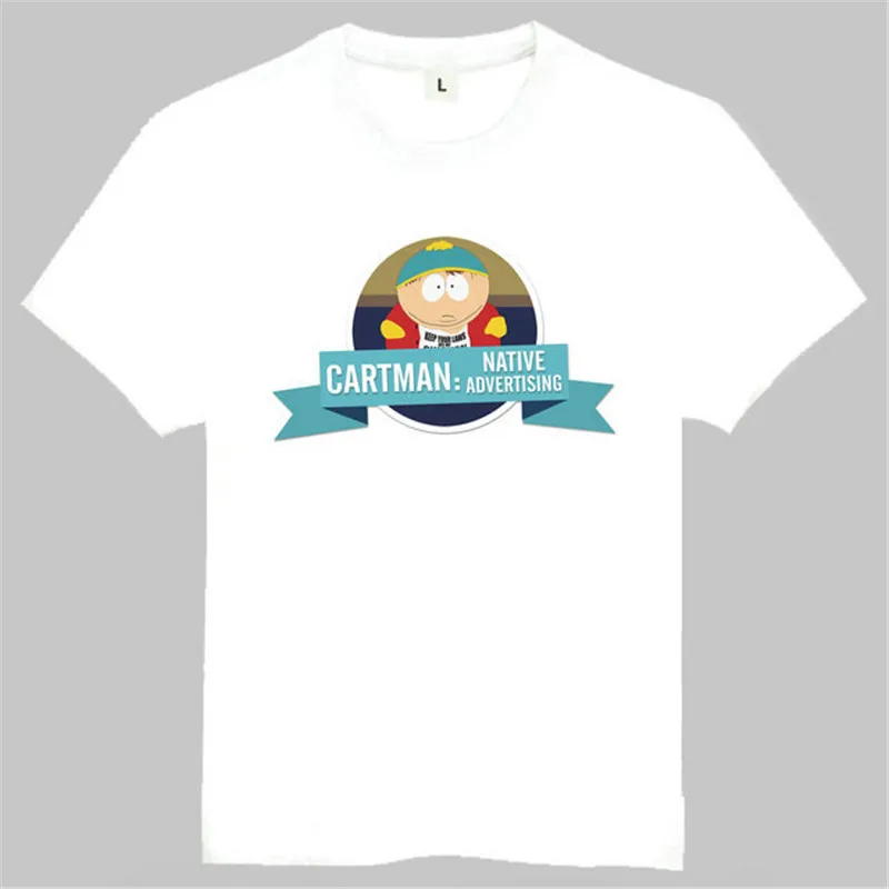 Размер S/m/l/xl футболка с героями аниме Южный Парк Стэн болот Эрик Картман фигурка