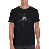 russian hind helicopter men t shirt short sleeve casual 100 cotton shirts