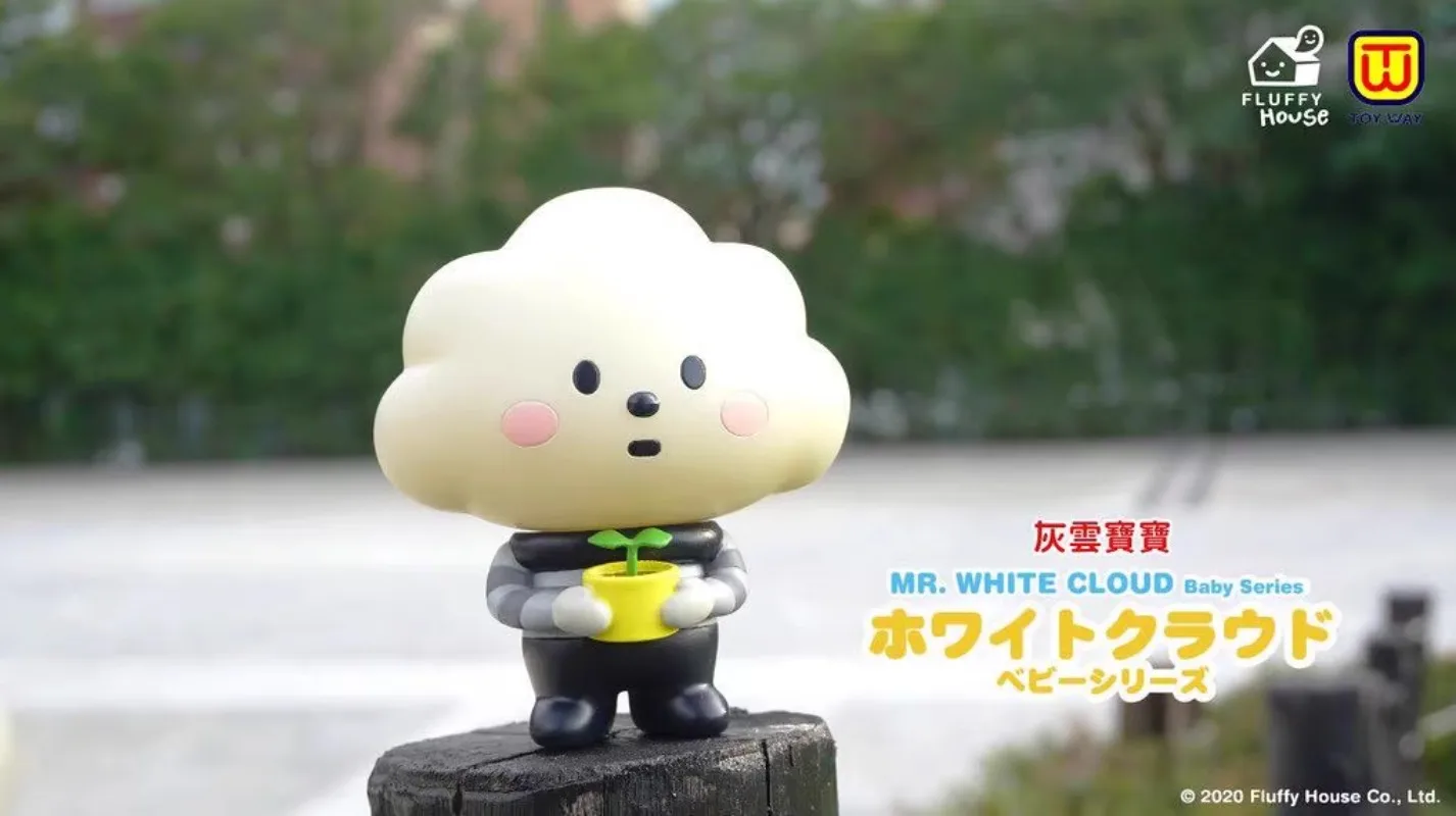 Оригинальные игрушки Gashapon симпатичная капсула аниме мистер белое облако капля