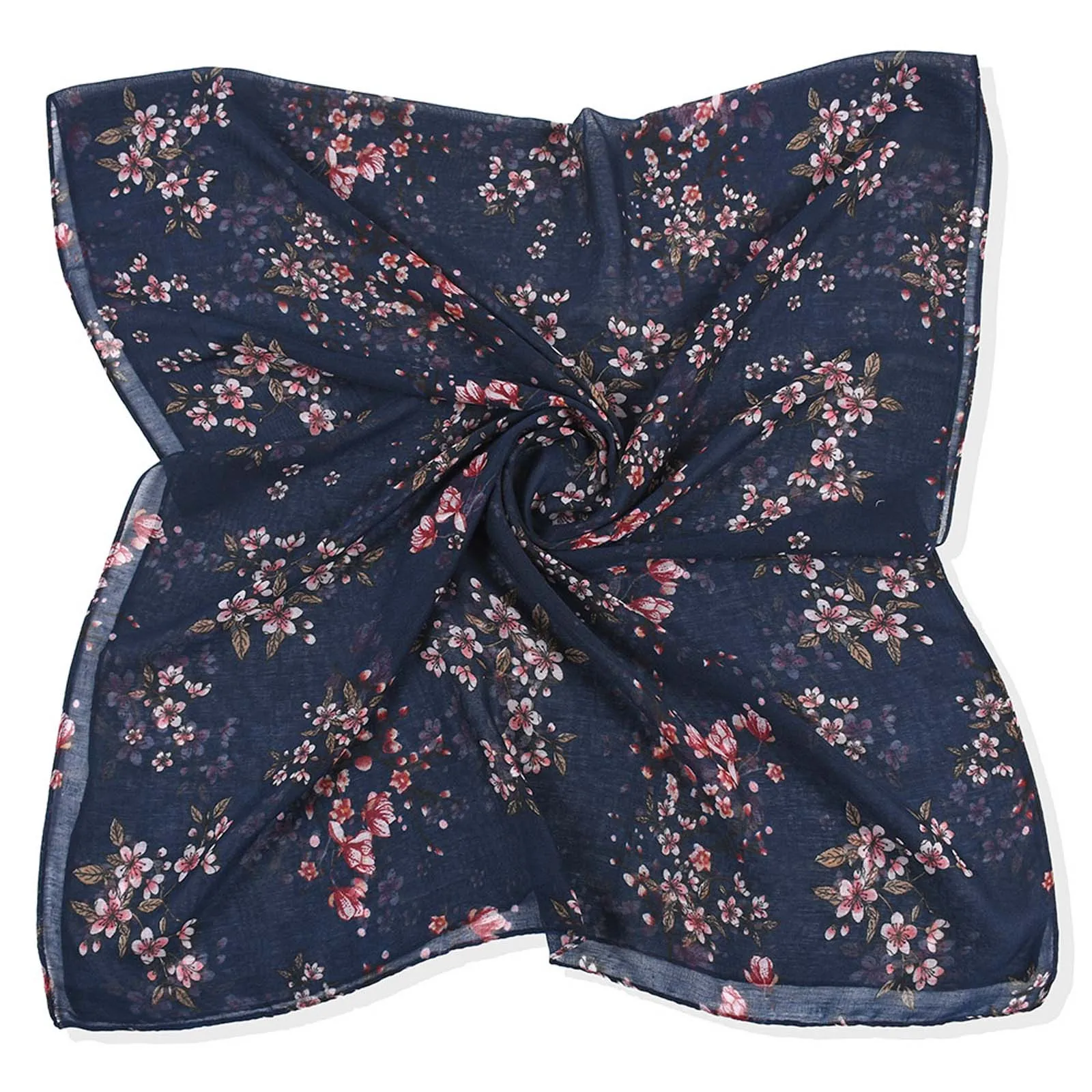 Женский шарф модный Цветочный Большой с принтом Парижа шарф-бабочка Красный