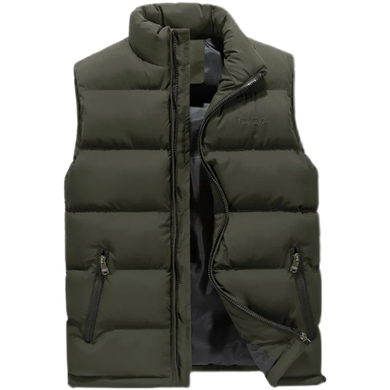 

New vest jacket men's four seasons warm sleeveless jacket men's winter casual vest men's vest plus size M-6XL
