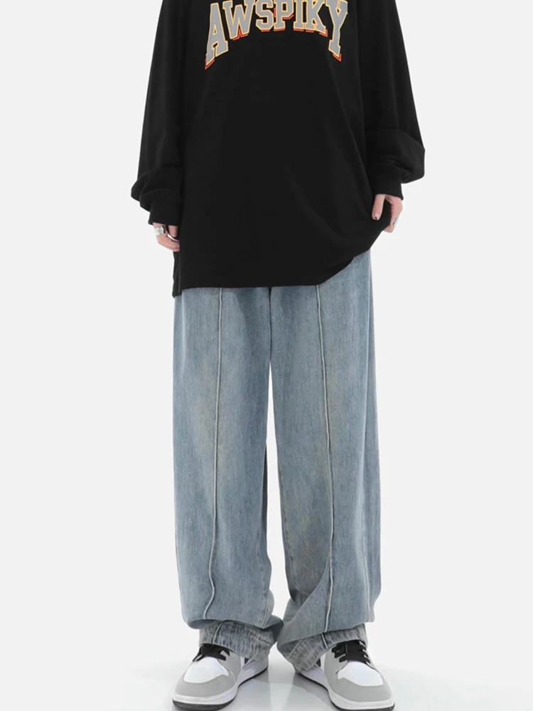 2022 Winter Y2k Fashion Women Harajuku Jeans Wide Leg Punk Loose Casual Denim Cargo Pants Baggy Streetwear Long Trousers Tide