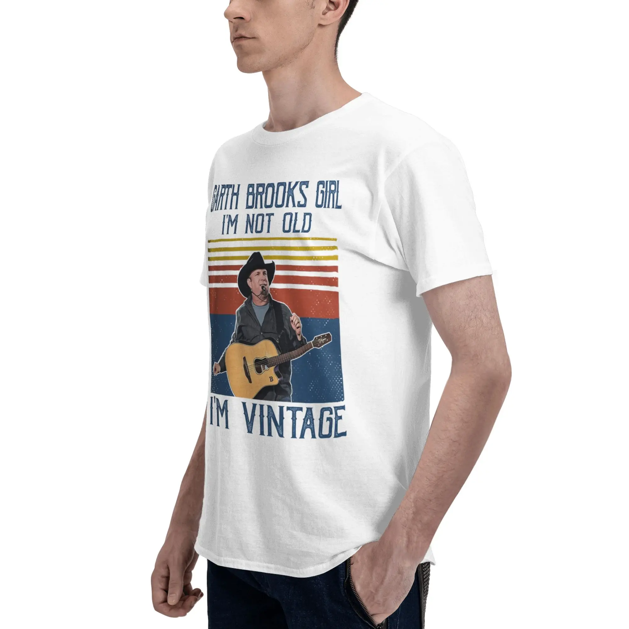Фото Футболка с графическим принтом Garth Brooks Tour 2026 для мужчин и женщин, футболка из чистого хлопка, одежда №4