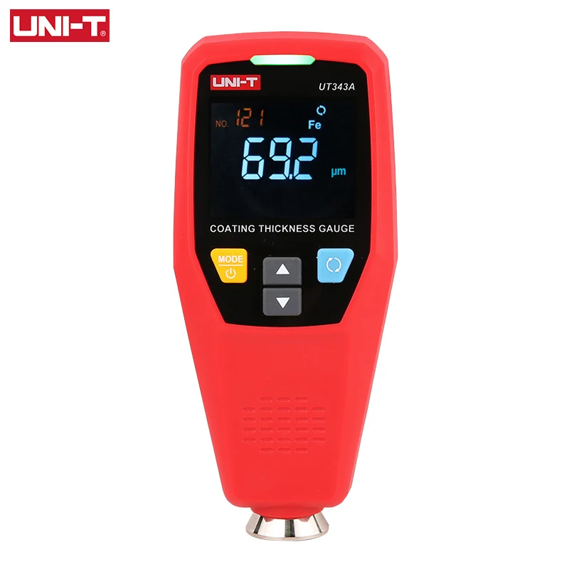 

UNI-T UT343A Digital Car Coating Thickness Gauge Film Paint Tester Lacquer Meter Automotive Tools Measuring FE/NFE