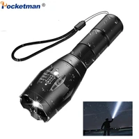 powerful led flashlight portable handy torch waterproof hand light zoomable flashlight camping light portable pocket flashlight