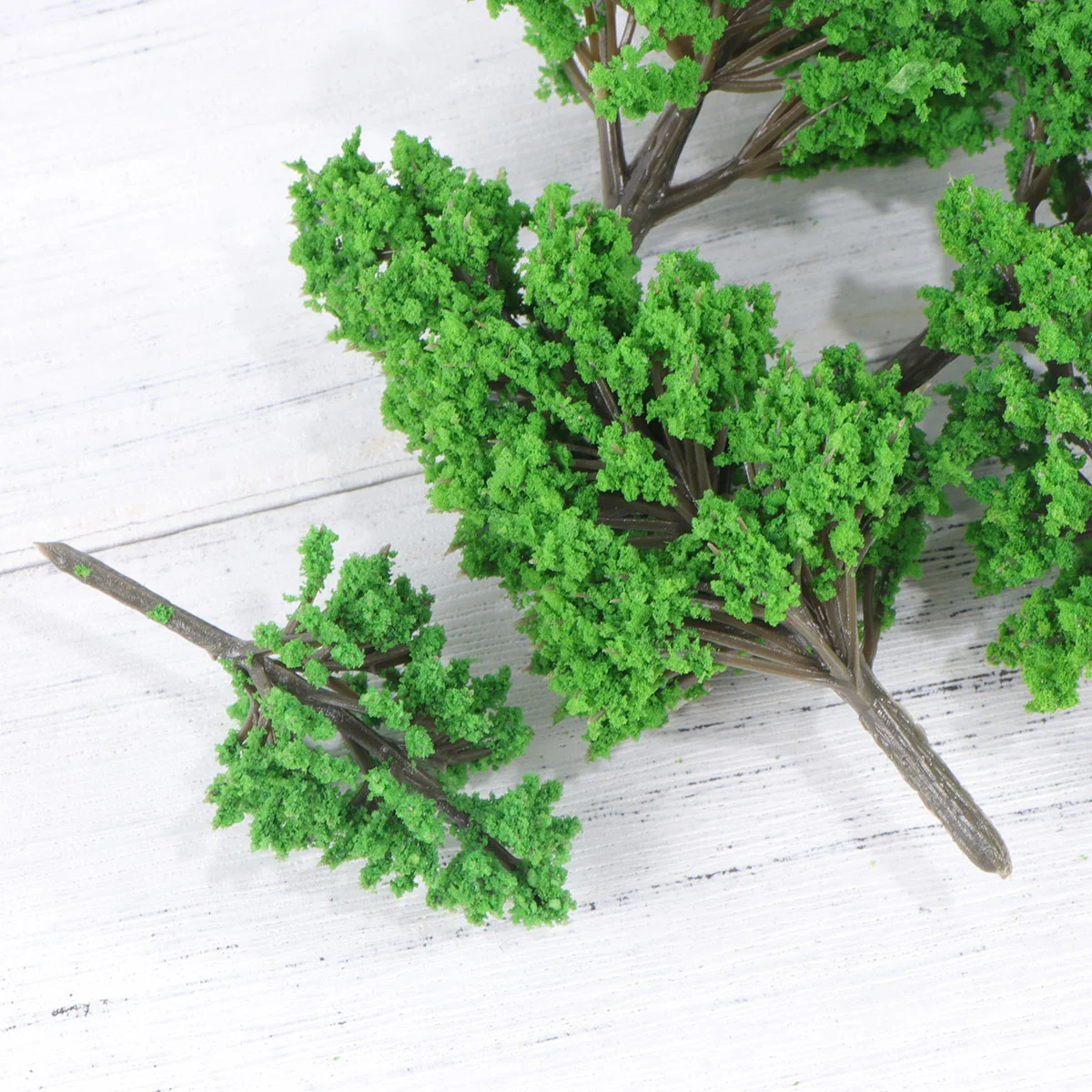 7 шт. садовый пейзаж пластиковая модель тополя макет реквизит сделай сам материал