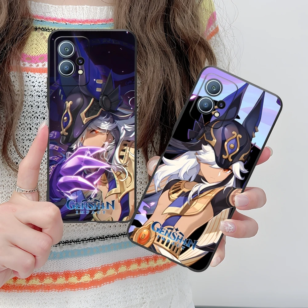 Чехол для мобильного телефона Genshin Impact Cyno Huawei P60 P50 P40 P30 P20 P10 P9 P8 Pro Lite Plus черный