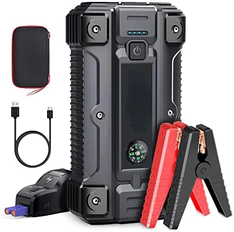 

Jump Starter, 3000A Peak 23800mAh (Up to 10.0L Gas or 8.0L Diesel Engine, 50 Times) 12V Auto Booster Charger Jump Box with Quic