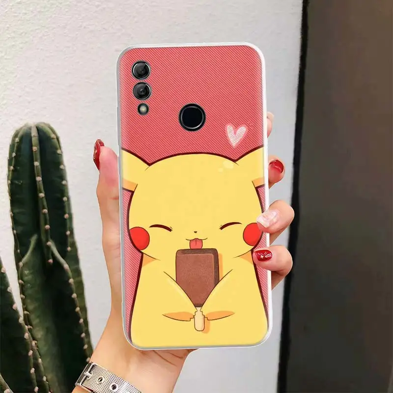 Чехол для телефона с изображением Пикачу покемона Huawei P Smart Z Y5 Y6 Y7 Y9S 2019 Honor 10 Lite 8A Pro
