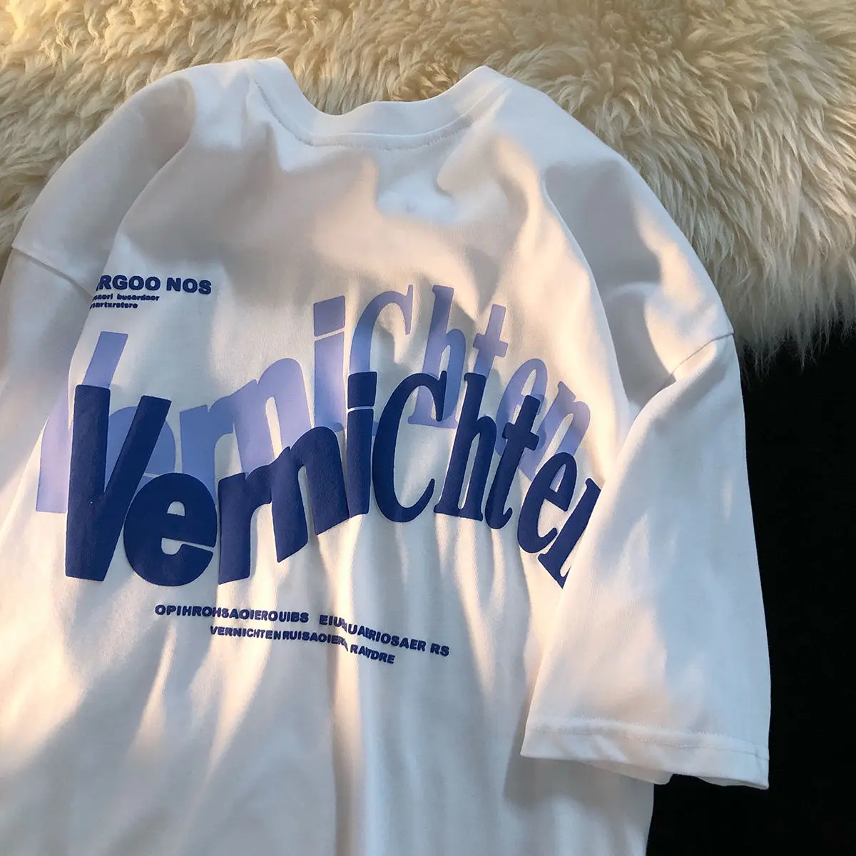 Футболка женская с коротким рукавом Свободный Топ в американском стиле хип-хоп