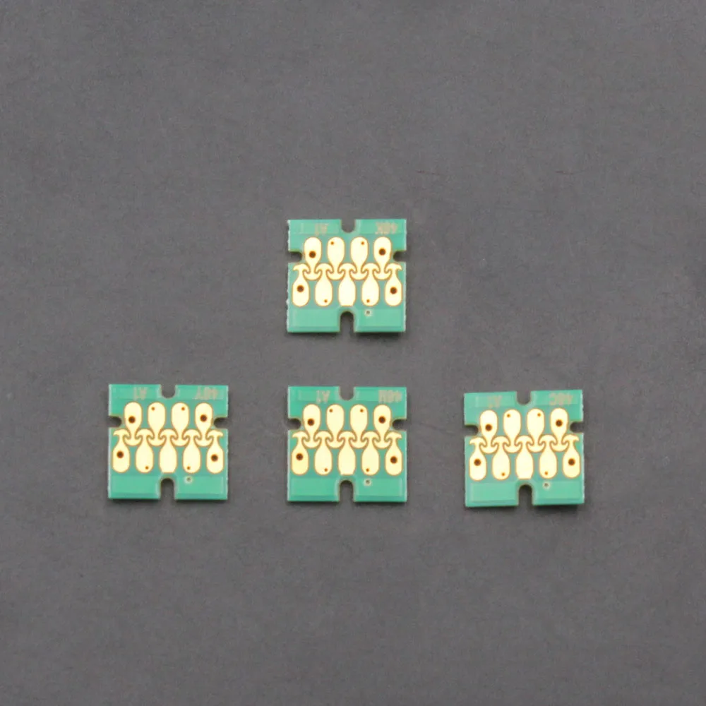 HDK C M Y F6380 F9480 чипы для Epson Surecolor чип картриджа с чернилами T46F8 T46F1 T46F2 T46F3 T46F4