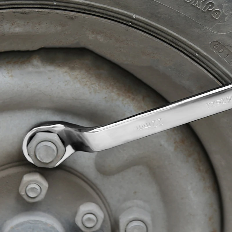 Многофункциональный двухсторонний гаечный ключ 6-17 мм термообработанный