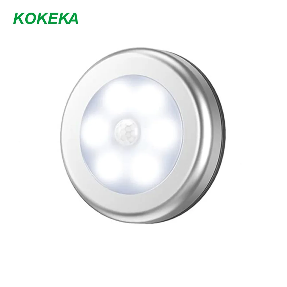 

Motion Sensor Light Battery Powered LED Night Light Can Be Glued Anywhere Closet Light Stair Light for Corridor Bedroom Kitchen