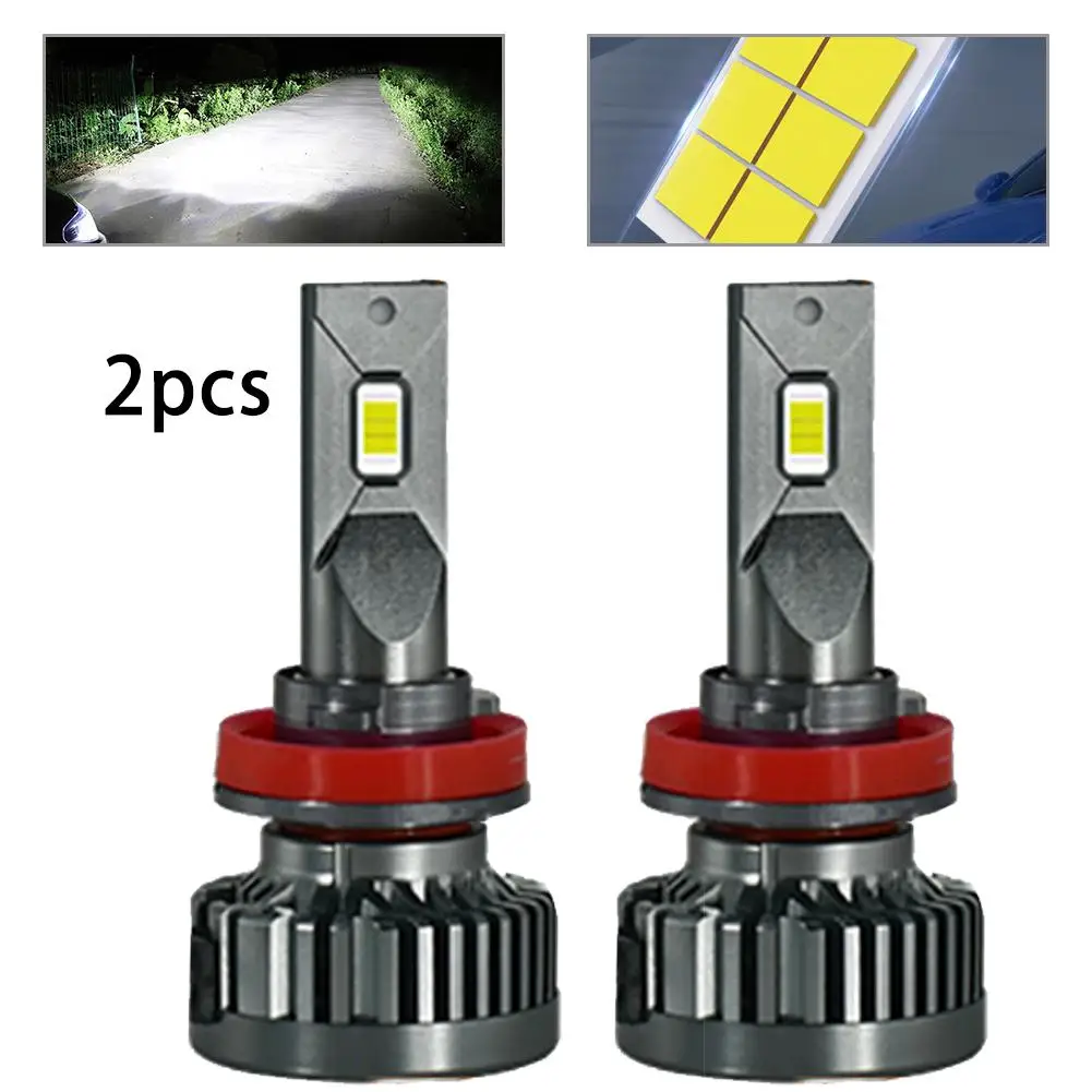 

White Bulbs 110W 12LED 25000LM Bulb H11 Motorcycle Light Self-decoding