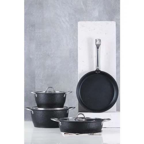 

Different pots new model cookware set Acar Prestige 7 Piece Cookware Set