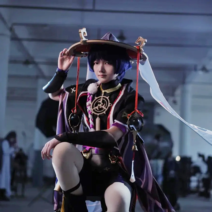 В наличии Genshin Impact BOSS Scaramouche низкая цена костюм для косплея Униформа Хэллоуина