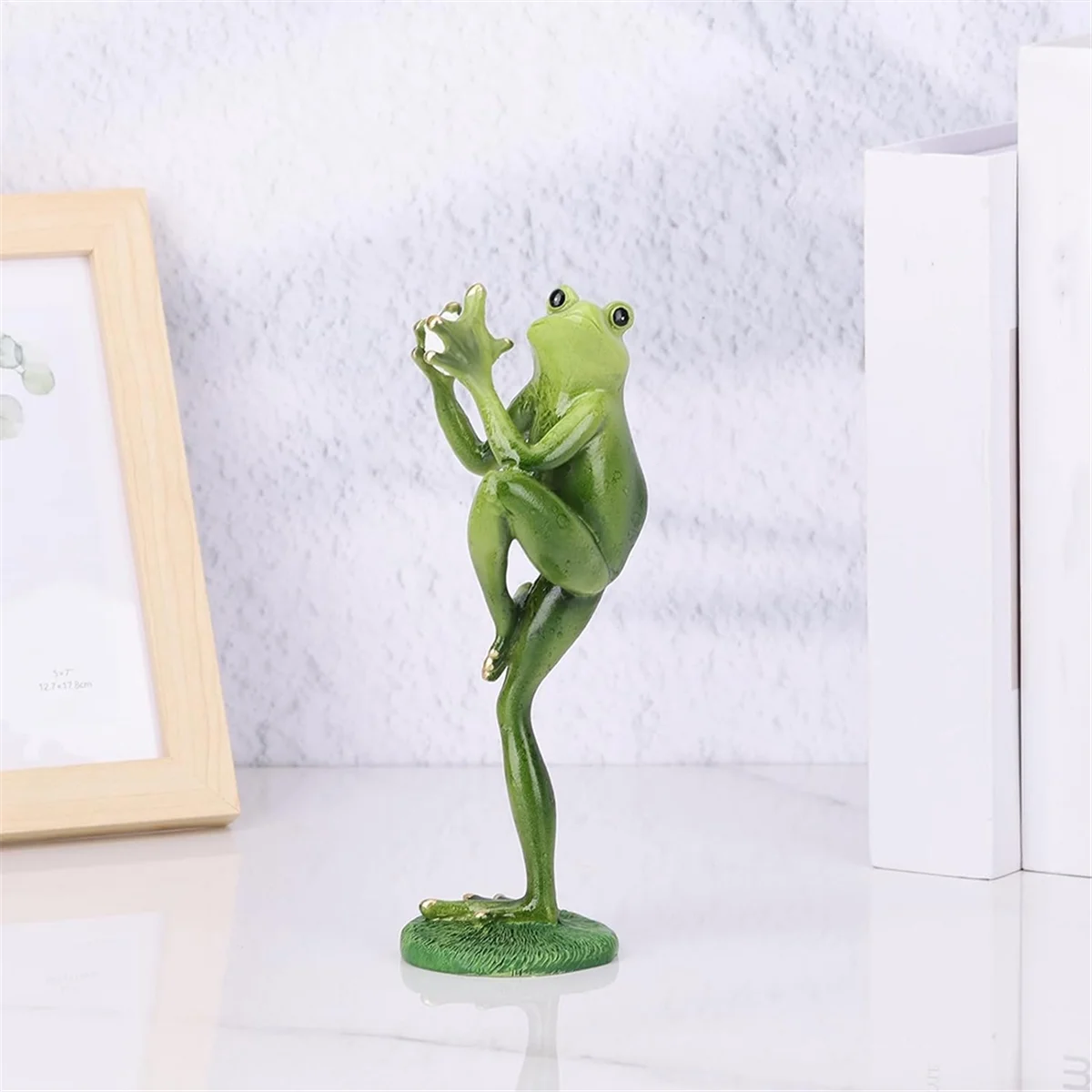 Благородная фигурка лягушки пасторальные изделия из смолы украшения для