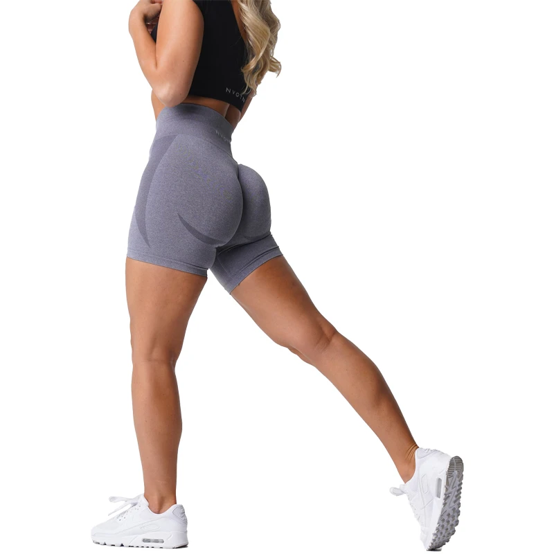 2023 New Seamless Shorts For Women Push Up Booty Workout Shorts Fitness Sports Short Gym Clothing Yoga Shorts