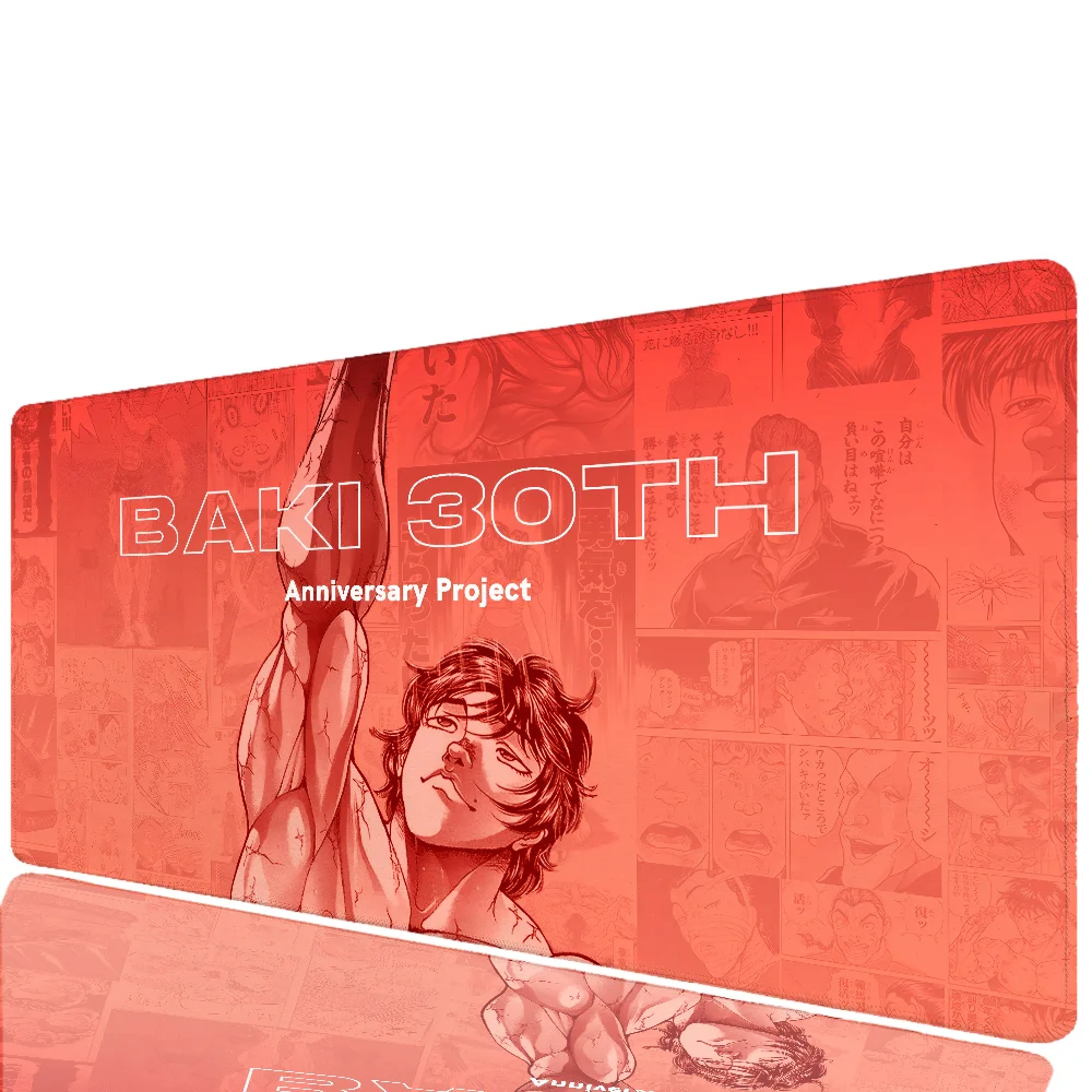Baki Hanma Yujiro Manga Baki The Grappler Аниме Коврик для мыши Большой игровой коврик для мыши LockEdge Утолщенный коврик для компьютерной клавиатуры и стола (art.: 3920cbc3e17ce) - 3920cbc3e17ce