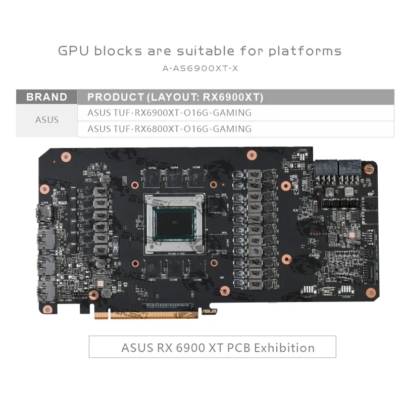 Bykski телефон для ASUS TUF RX6900XT O16G/RX6800XT O10G