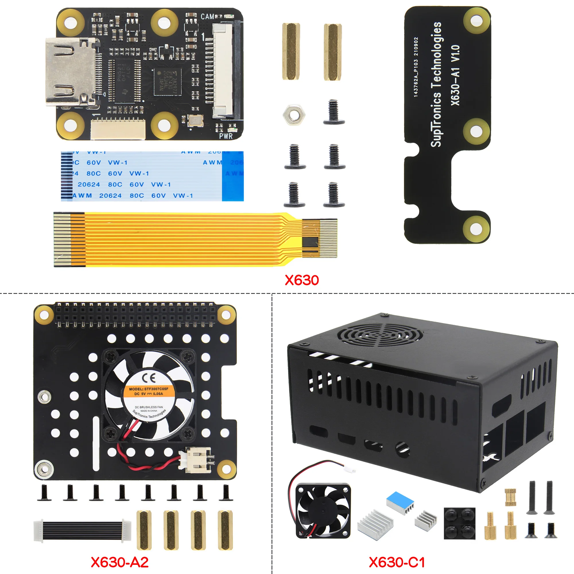 

HDMI-совместим с Φ модулем + металлический чехол для Raspberry Pi 4B