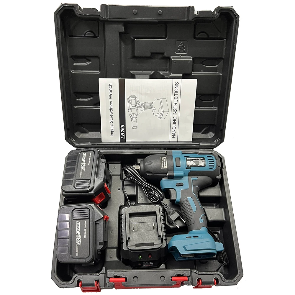 

Heimerdinger бесщеточный аккумуляторный ударный гайковерт 18В 800 Нм