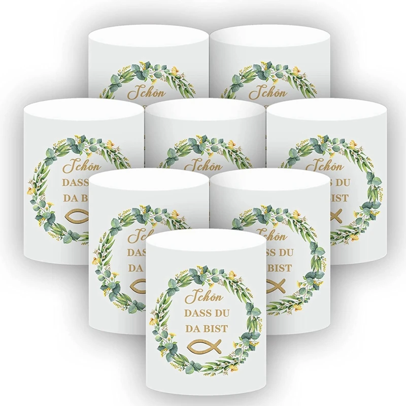 Набор Свечей Из 8 Предметов Schön 수 Да Bist Украшение Дня Рождения Идеально Подходит