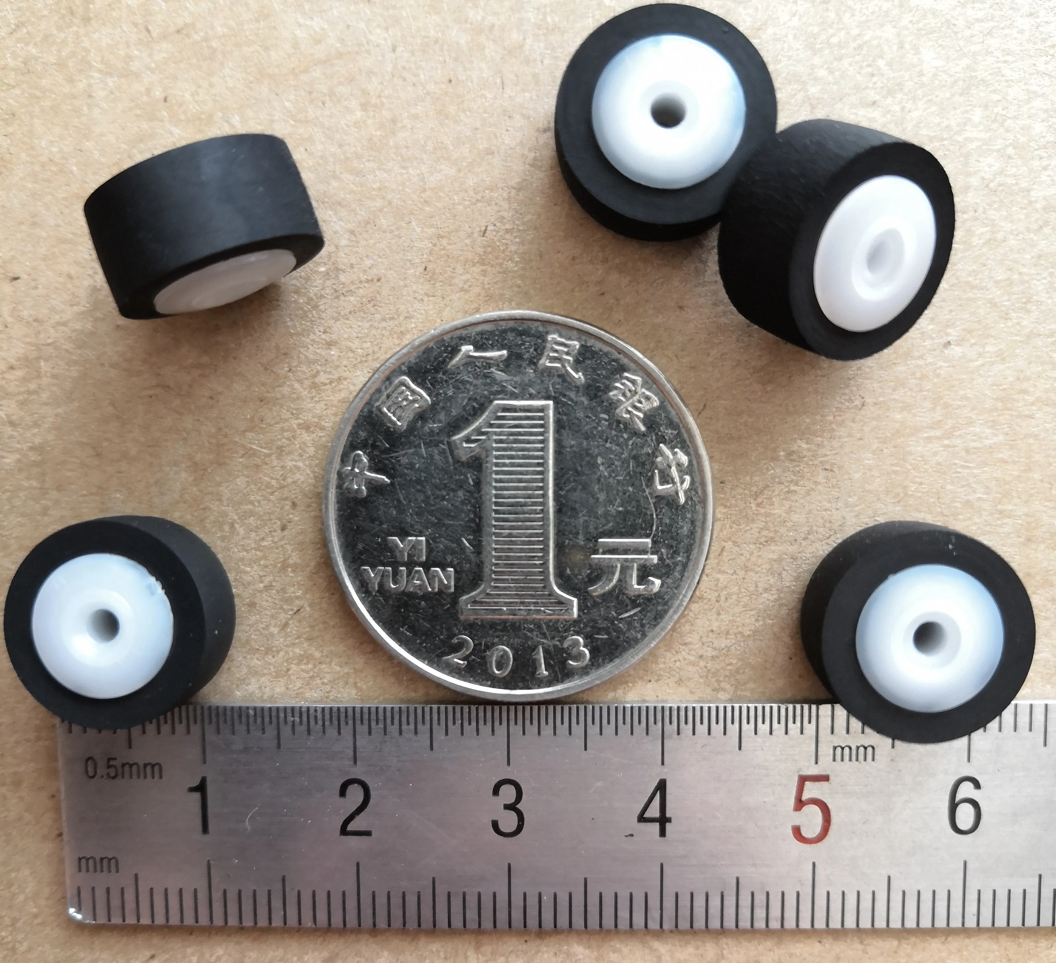 

5pcs for Sharp GF700/777/800 tape recorder/cassette recorder pressing pulley 13mm×8mm×2mm