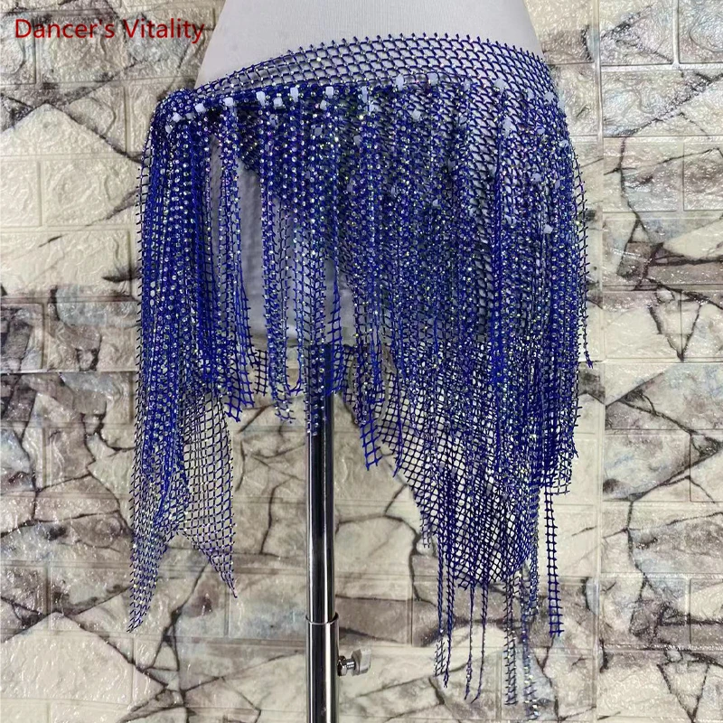 

Belly Dance Competition Costume Belt for Women Belly Dancing Senior Stones Mesh Hip Scarf Female Oriental Dance Clothing Outfit
